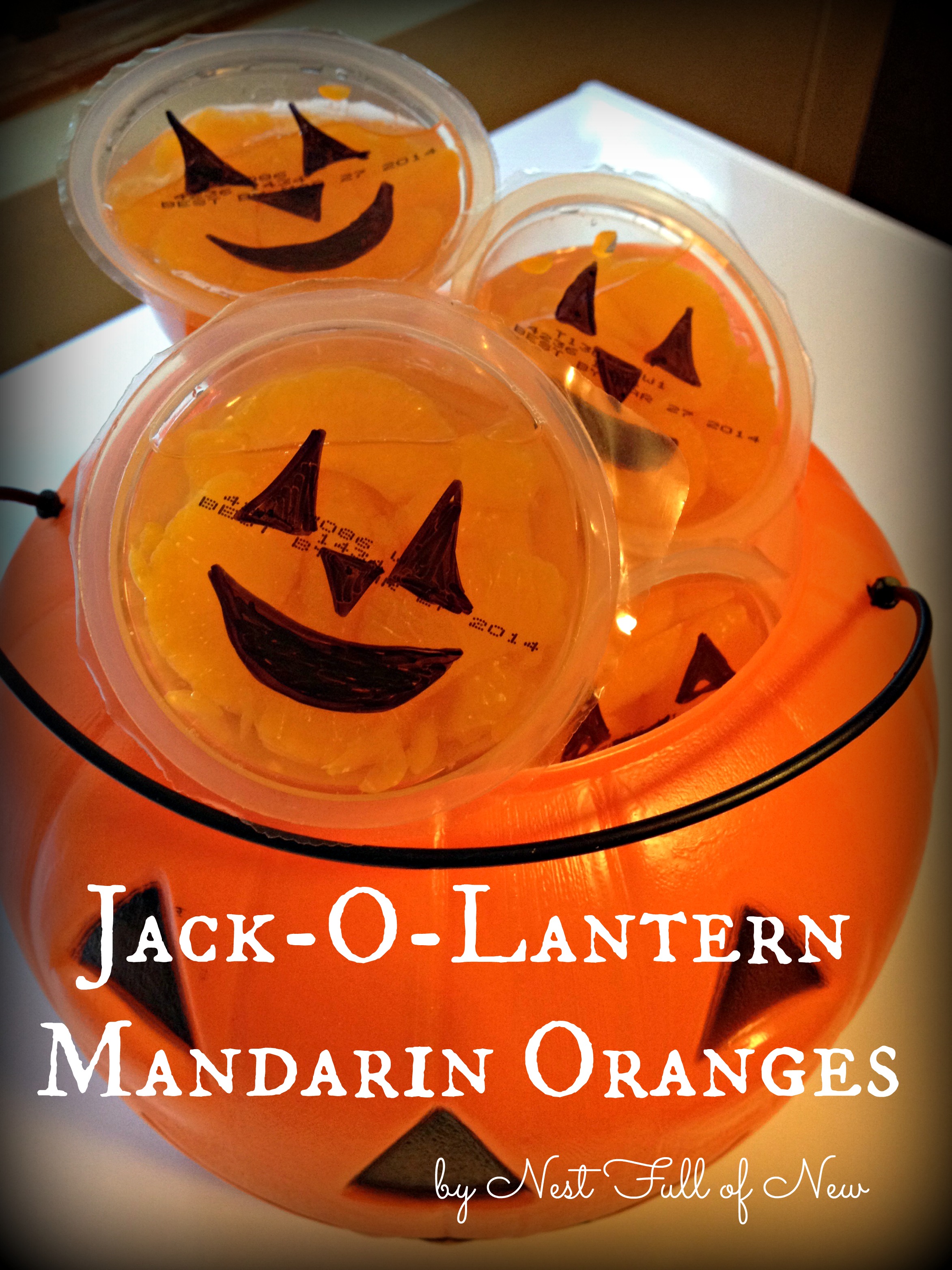 Mandarin Oranges Halloween Treats