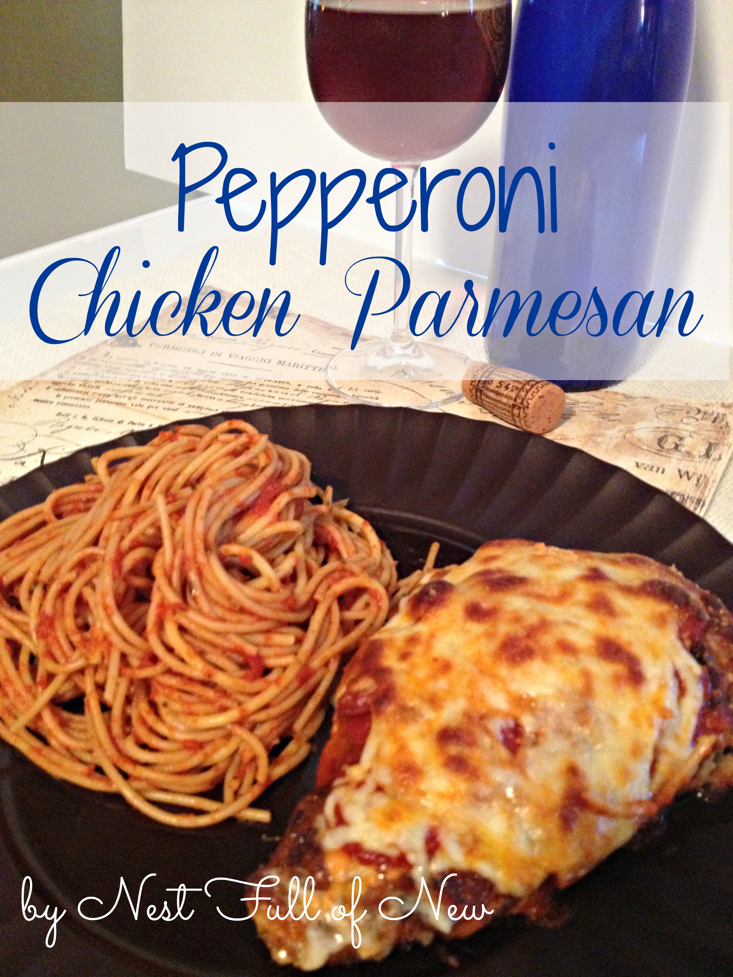Pepperoni Chicken Parmesan